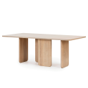 Grande table à manger rectangulaire 200x100 cm en bois ARQ
