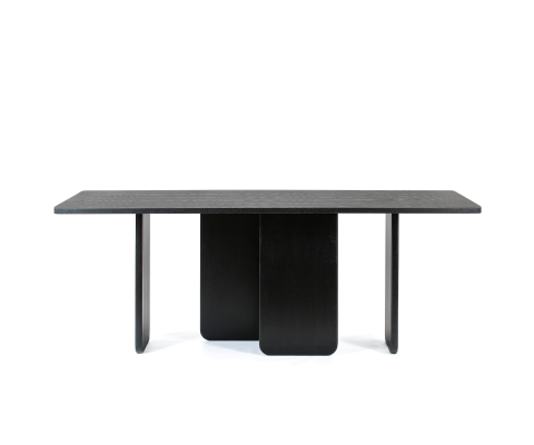 Grande table à manger rectangulaire 200x100 cm en bois ARQ