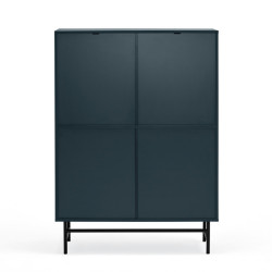 Buffet haut 2 portes en métal perforé PUNTO
