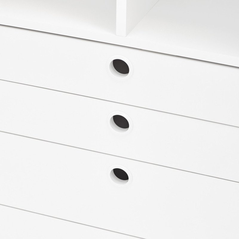Buffet haut 2 portes en métal perforé PUNTO