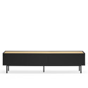 Meuble TV 3 portes 180 cm en bois et métal ARISTA