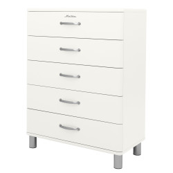 Commode rétro 5 tiroirs 86cm MALIBU