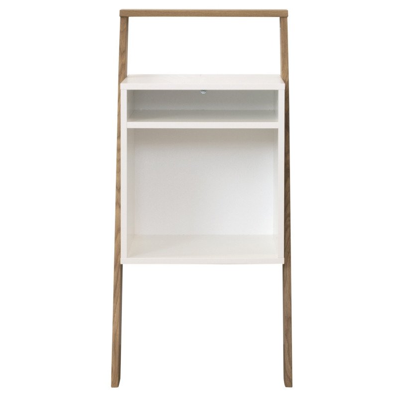 Etagère 1 niche moderne en bois blanc BART