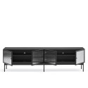 Meuble TV moderne 4 portes en bois et verre BLUR