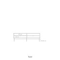 Meuble TV moderne 4 portes en bois et verre BLUR
