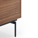 Buffet haut tendance 2 portes 1 tiroir en bois VALLEY