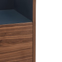 Buffet haut tendance 2 portes 1 tiroir en bois VALLEY