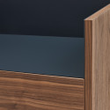 Buffet haut tendance 2 portes 1 tiroir en bois VALLEY