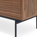 Buffet haut tendance 2 portes 1 tiroir en bois VALLEY