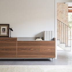 Buffet tendance 3 portes 3 tiroirs en bois VALLEY