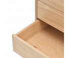 Commode tendance 4 tiroirs en bois et métal YOKO