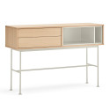 Console contemporaine 2 tiroirs en bois YOKO