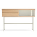 Console contemporaine 2 tiroirs en bois YOKO