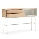 Console contemporaine 2 tiroirs en bois YOKO