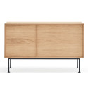 Mini buffet bas tendance 1 porte 3 tiroirs en bois YOKO