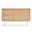 Mini buffet bas tendance 1 porte 3 tiroirs en bois YOKO