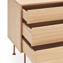 Buffet bas tendance 2 portes 3 tiroirs en bois YOKO