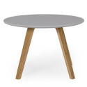 Table basse rende 60 cm scandinave en bois WOODSEN