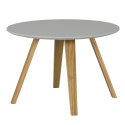 Table basse rende 60 cm scandinave en bois WOODSEN