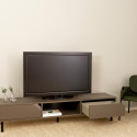 Meuble TV design 176,5cm en bois NATE