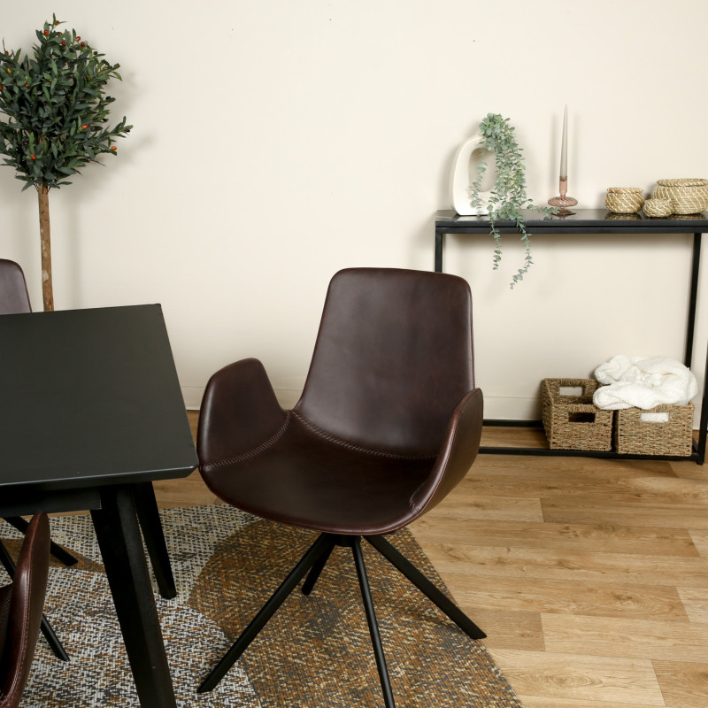 Console d'entrée design en marbre RAKA