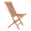 Chaise extérieur en bois teck TORETO