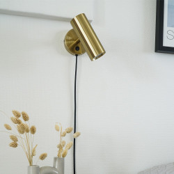 Lampe murale moderne en laiton 22cm VISTA