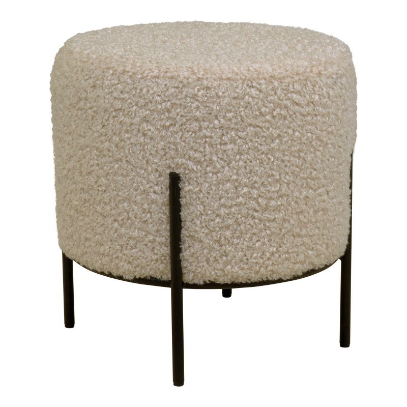 Pouf tendance en fausse fourrure FLUFFY