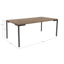 Table basse en chêne 110cm LOUFY