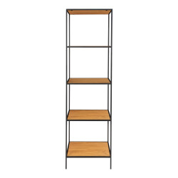 Etagère 5 tablettes en métal et bois 170cm GIVAUDE