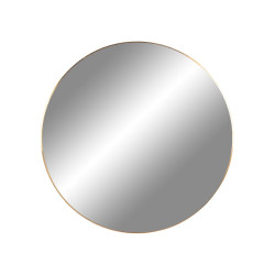 Miroir rond 60cm contour métal KAPONE