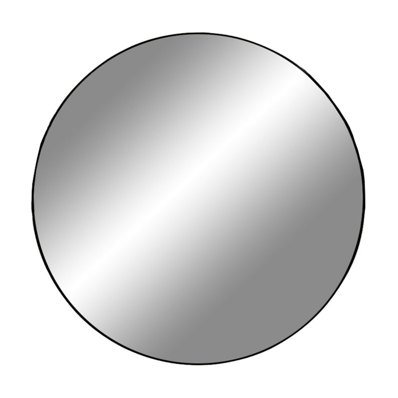 Miroir rond 60cm contour métal or KAPONE