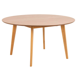 Table à manger ronde en bois 140cm ROXY