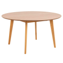 Table à manger ronde en bois 140cm ROXY