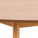 Table à manger ronde en bois 140cm ROXY