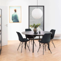 Table à manger ronde en bois 140cm ROXY