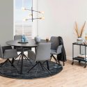 Table à manger ronde en bois 140cm ROXY