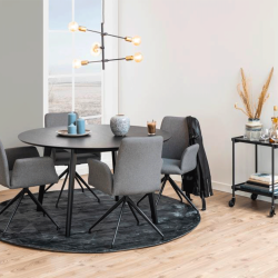 Table à manger ronde en bois 140cm ROXY