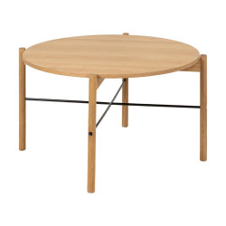 Table basse minimaliste en bois en chêne MOCHI