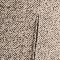 Lot de 2 chaises modernes en tissu bouclé KOURTNEY