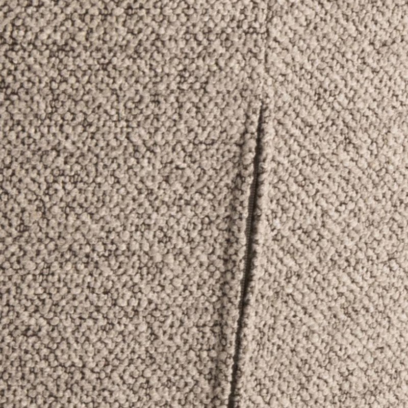 Lot de 2 chaises modernes en tissu bouclé KOURTNEY