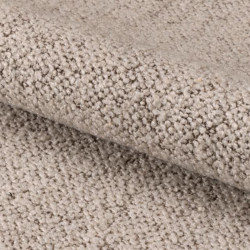 Lot de 2 chaises modernes en tissu bouclé KOURTNEY