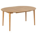 Table à manger ronde extensible 115cm en bois MADA