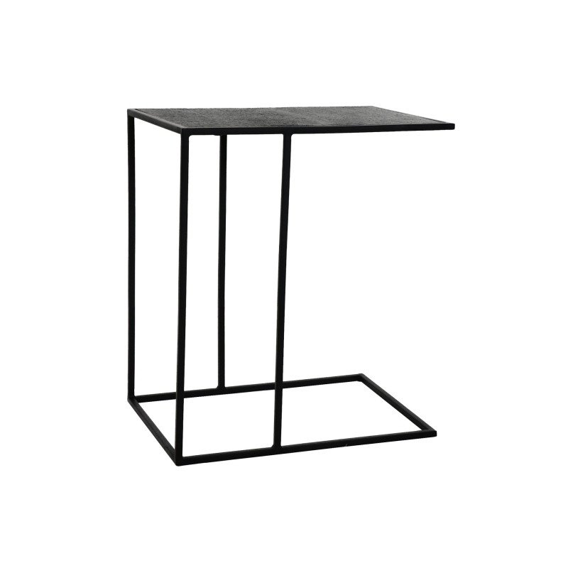 Table d'appoint moderne en métal noir ELLEN