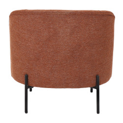 MILES - chaise relax - tissu - L 73 x W 68 x H 70 cm