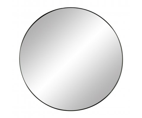 PALACE - miroir - métal - DIA 110 x H 3 cm - noir