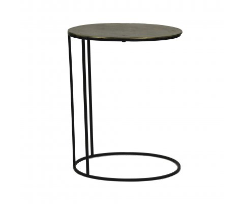 PASO - table d'appoint - métal - L 48 x W 32,5 x H 62 cm - brass