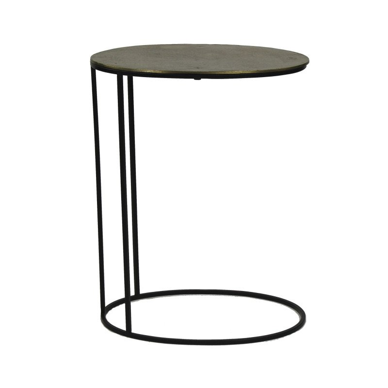 PASO - table d'appoint - métal - L 48 x W 32,5 x H 62 cm - brass