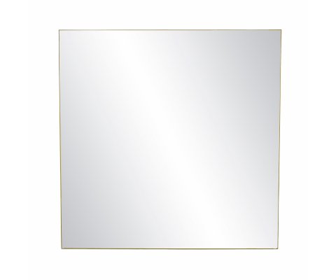 Miroir carré 118cm contour en métal doré PALACE