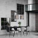 PALACE - miroir 9 parties - métal - L 118 x W 3,5 x H 118 cm